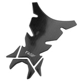 Maxbell Motorcycle Oil Gas Tank Protector Sticker Decal Carbon Fiber T09 Universal
