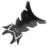 Maxbell Motorcycle Oil Gas Tank Protector Sticker Decal Carbon Fiber T09 Universal