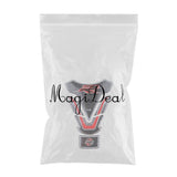 Maxbell 5D Carbon Fiber Red Motorcycle Fuel Tank Pad Protector Sticker  for FASP