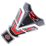 Maxbell 5D Carbon Fiber Red Motorcycle Fuel Tank Pad Protector Sticker  for FASP