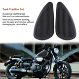 Maxbell Anti- Slip Side Tank Traction Knee Grip Protectors Gas Tank Stickers  Brown