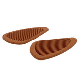 Maxbell Anti- Slip Side Tank Traction Knee Grip Protectors Gas Tank Stickers  Brown