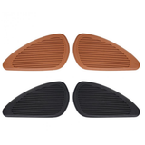 Maxbell Anti- Slip Side Tank Traction Knee Grip Protectors Gas Tank Stickers  Brown