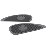 Maxbell Motorcycle Gas Tank Pad Traction Side Fuel Knee Grip Decal Cafe Racer Black