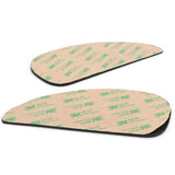 Maxbell Motorcycle Gas Tank Pad Traction Side Fuel Knee Grip Decal Cafe Racer Black
