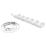 Max 25cm Exhaust Pipe Protector Guard Heat Shield for 2 Stroke Motorcycle Silver