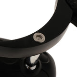 Maxbell 8mm/10mm Flame Skull Motorbike Rear View Mirror for Harley for Honda  Black