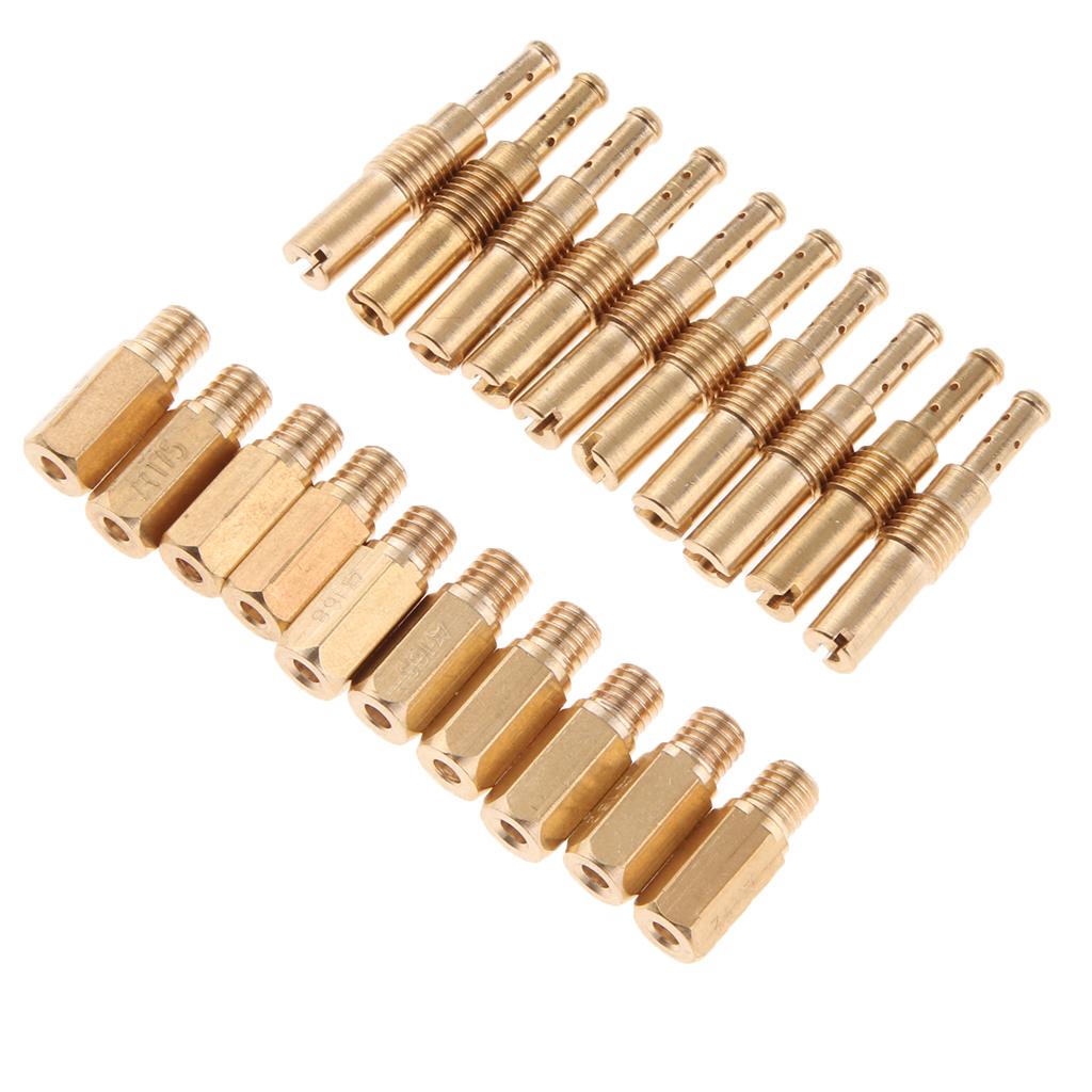 Maxbell 20x Carburetor Main/Slow Pilot jet Needle Set for PWK PE Keihin OKO CVK Carb