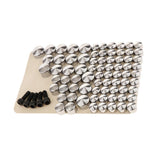 Maxbell 80pcs Motorcycle Chrome ABS Bolt Toppers Caps Covers for Harley FLT/FLH