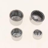 Maxbell 80pcs Motorcycle Chrome ABS Bolt Toppers Caps Covers for Harley FLT/FLH