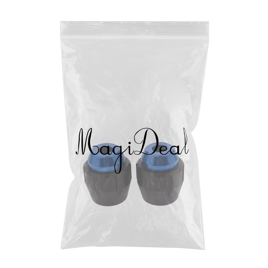 Maxbell Pair Motorcycle Front Axle Fork Sliders Fairing Guard Crash Protectors Blue