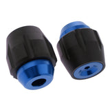 Maxbell Pair Motorcycle Front Axle Fork Sliders Fairing Guard Crash Protectors Blue