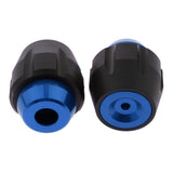 Maxbell Pair Motorcycle Front Axle Fork Sliders Fairing Guard Crash Protectors Blue