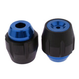 Maxbell Pair Motorcycle Front Axle Fork Sliders Fairing Guard Crash Protectors Blue