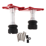 Maxbell 2 PCS Frame Sliders Engine Crash Protector Falling Protection for Honda Red