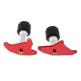 Maxbell 2 PCS Frame Sliders Engine Crash Protector Falling Protection for Honda Red
