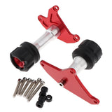 Maxbell 2 PCS Frame Sliders Engine Crash Protector Falling Protection for Honda Red