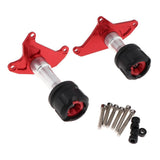 Maxbell 2 PCS Frame Sliders Engine Crash Protector Falling Protection for Honda Red