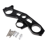 Max Motorcycle CNC Triple Tree Clamp Fork For Kawasaki ZX -6R 2009-2012 Black