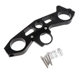 Max Motorcycle CNC Triple Tree Clamp Fork For Kawasaki ZX -6R 2009-2012 Black