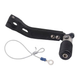 Max Universal Aluminum Folding Gear Shift Shifter Lever for Motorcycles Black
