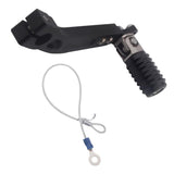 Max Universal Aluminum Folding Gear Shift Shifter Lever for Motorcycles Black