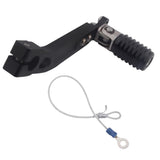 Max Universal Aluminum Folding Gear Shift Shifter Lever for Motorcycles Black