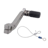 Max Universal Aluminum Folding Gear Shift Shifter Lever for Motorcycles Silver