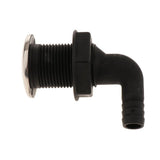 Maxbell Thru Hull Fitting Marine Boat Hose With Stainless Rim for Marine 10mm - Aladdin Shoppers