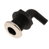 Maxbell Thru Hull Fitting Marine Boat Hose With Stainless Rim for Marine 10mm - Aladdin Shoppers
