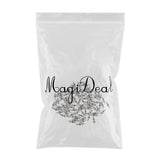 Max 10 Pcs Replacement Tire Tyre Valve Stem Core for Motorcycle Silver