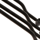 Max 2x Aluminum Alloy Saddlebag Brackets Universal for Harley Crusier - Black