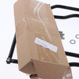 Max 2x Aluminum Alloy Saddlebag Brackets Universal for Harley Crusier - Black