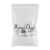 Max Set of 16 Motorcycle Fender Bolts Washer Nuts Screws Kit