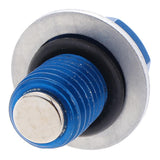Max Metal Engine Oil Pan Protection Plug for ATV and Motorcycle Blue