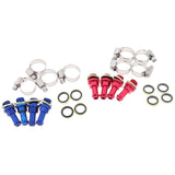 Max Brake Clutch Line Tube Transfer Adapter Screw for Radial Master Cylinder Blue