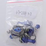 Max Brake Clutch Line Tube Transfer Adapter Screw for Radial Master Cylinder Blue