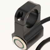 Maxbell 25mm Motorcycle Handlebar Headlight Fog Light Switch Stainless Steel Green - Aladdin Shoppers