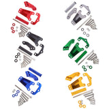 Max Motorcycle Steering Stabilizer Damper Bracket Mount Kit for Kawasaki Red