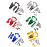 Max Motorcycle Steering Stabilizer Damper Bracket Mount Kit for Kawasaki Red