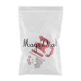 Max Motorcycle Steering Stabilizer Damper Bracket Mount Kit for Kawasaki Red