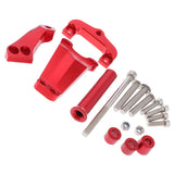 Max Motorcycle Steering Stabilizer Damper Bracket Mount Kit for Kawasaki Red