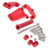 Max Motorcycle Steering Stabilizer Damper Bracket Mount Kit for Kawasaki Red