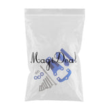 Max Motorcycle Steering Stabilizer Damper Bracket Mount Kit for Kawasaki Blue