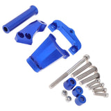 Max Motorcycle Steering Stabilizer Damper Bracket Mount Kit for Kawasaki Blue