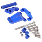 Max Motorcycle Steering Stabilizer Damper Bracket Mount Kit for Kawasaki Blue