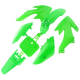Maxbell ABS Plastic Fairing Bodywork Set Cowl for HONDA XR50 CRF50 Motorbike Green - Aladdin Shoppers