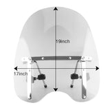 Max Motorcycle Windscreen Windshield for Honda Magna Shadow Soul 600 750 1100