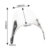 Max Windshield Wave Windshield Fairing Windscreen for CG125 GN125 Motorcycle ATV