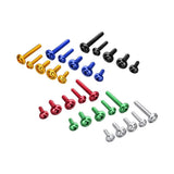 Max Complete Set Motorcycle Windscreen Fairing Bolts Fastener Clips Screw Green